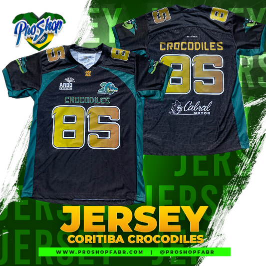 Jersey Passeio Preta (20 anos) - Coritiba Crocodiles