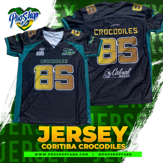 Jersey Infantil Preta (20 Anos) - Coritiba Crocodiles