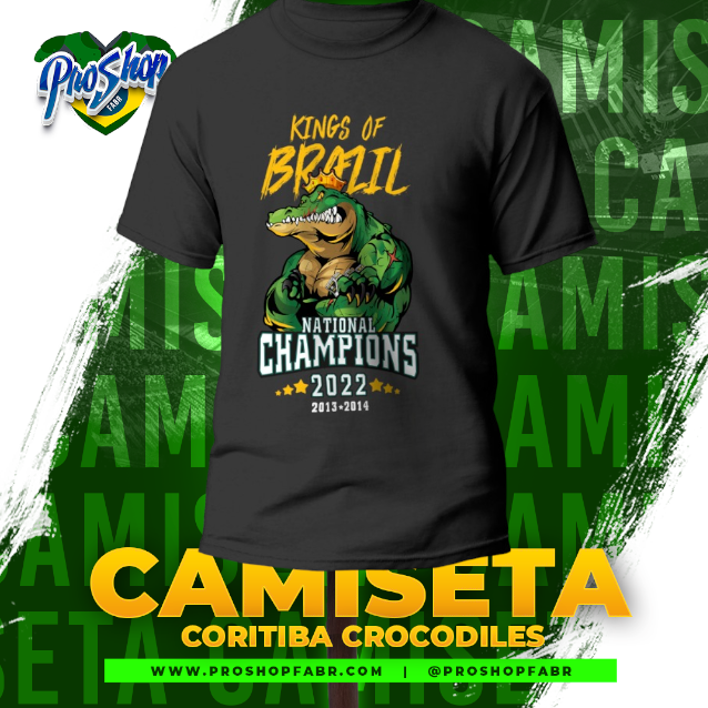 Camiseta 'Kings of Brazil' - Coritiba Crocodiles