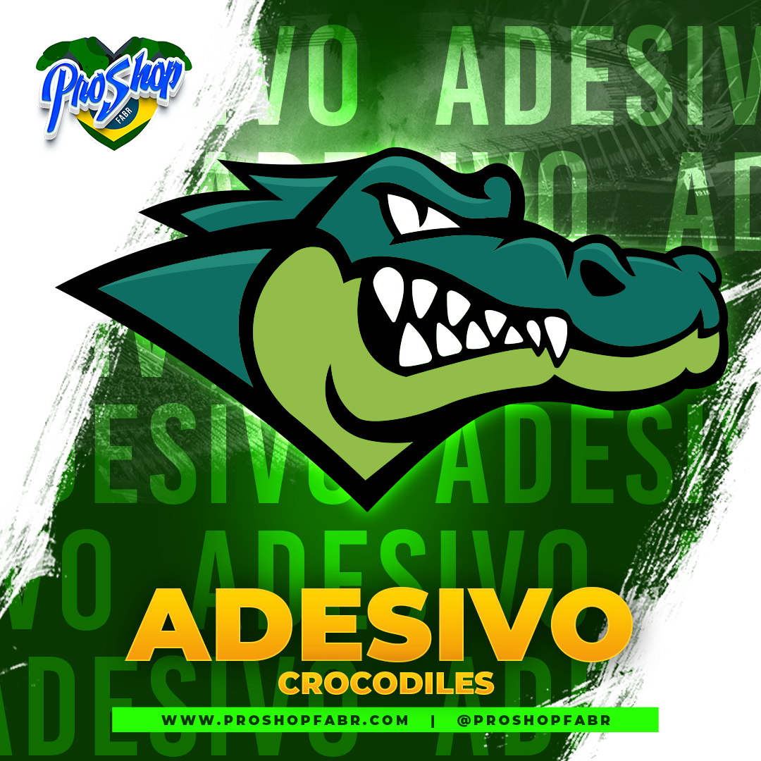 Adesivos de Vinil - Coritiba Crocodiles