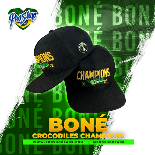 Boné Preto 2022 CHAMPIONS - Coritiba Crocodiles