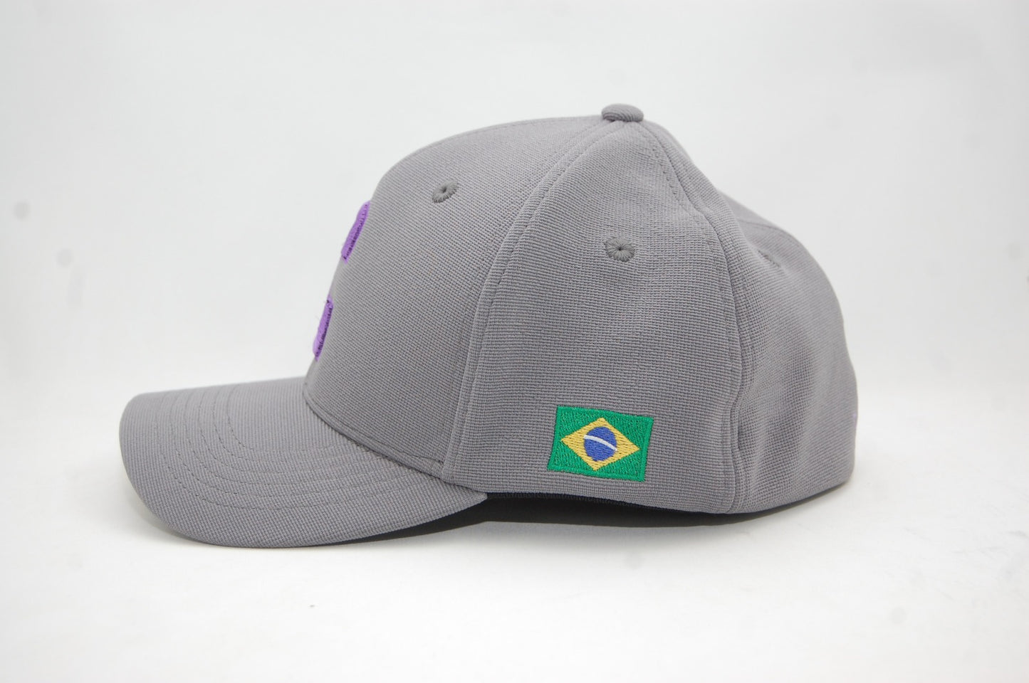 Boné Cinza Aba Curva - Calvary Cavaliers Brasil